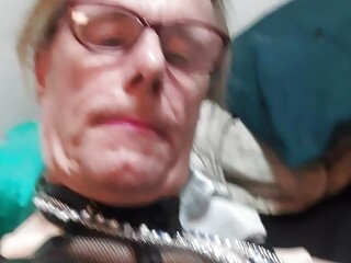 Sexy Cross dresser fucking her ass