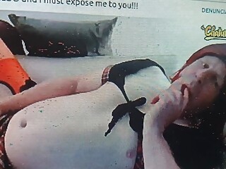 Fucking Webcam sissy bitch loves humiliate by girl