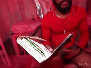 Skyler Banx in red lingerie takes a bbc loving it