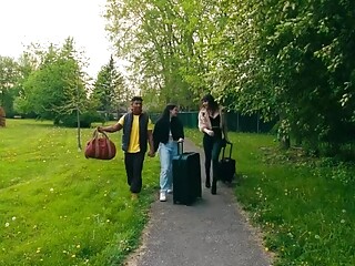 Sexy young man fucks the house guest