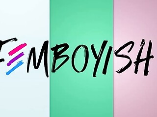 Femboy takes neighbor boy cock