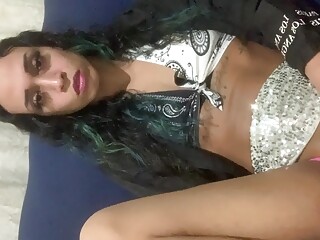 Teen trans masturbating and cum