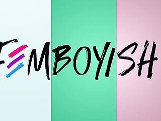 Sexy young man fucks his femboy friend