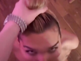 Beautiful ladyboy please a guy