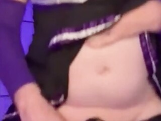 Sissy chastity girl takes BBC dildo first time to sissy hypno