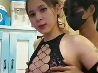 Cute Indonesian shemale fucked