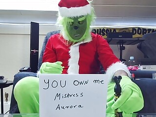 the sissy marcel wende are the grinch for mistress aurora